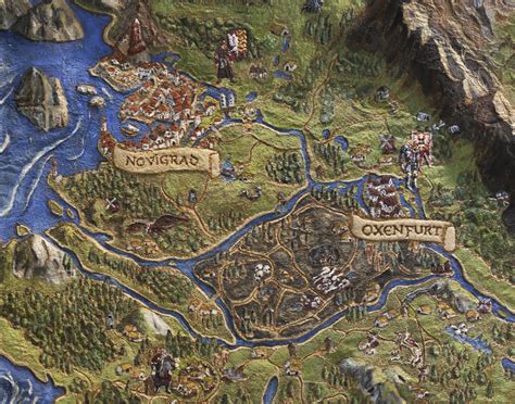 The Witcher 3 World Map Reproduction - Cave Geek Art