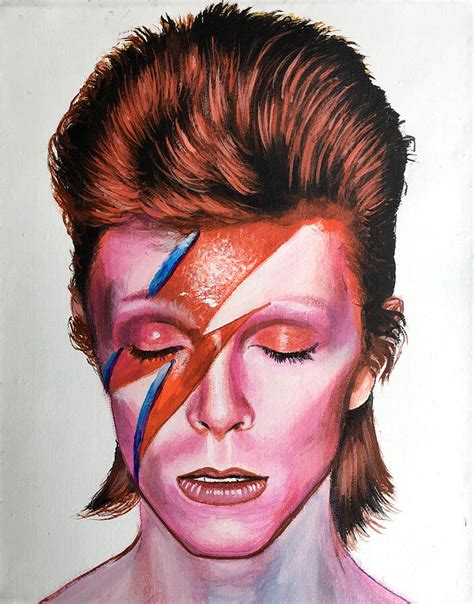 David Bowie Painting by Robert Korhonen - Fine Art America