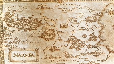 Chronicles of Narnia Map Wall Art woodwork and Wood burning | Etsy