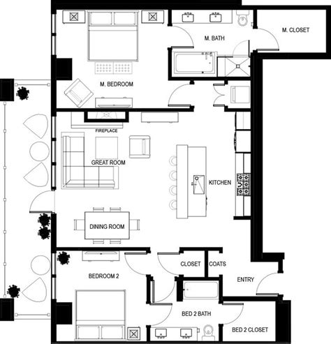 High-Rise Condo Floor Plans | Live at The Landmark | Condo floor plans, Floor plans, House floor ...