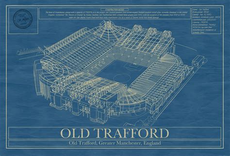 Manchester United - Old Trafford Stadium - Stadium Blueprint Company