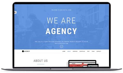 Buy Agency - Corporate Bootstrap Template only the best quality.