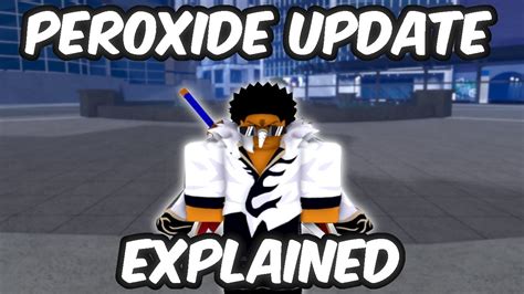 EVERYTHING EXPLAINED IN THE NEW UPDATE | Peroxide - YouTube