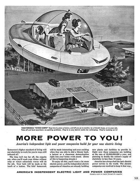 1950s Flying Car of the Future Ad | Retro futurism, Flying car, Vintage advertisements