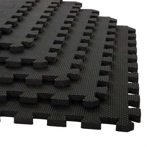 Stalwart Interlocking EVA Foam Mat Floor Tiles, 24 Sq Ft, 6 Pieces ...