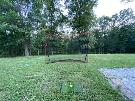 Just setup my backyard driving range. Covid-19 approved! : golf