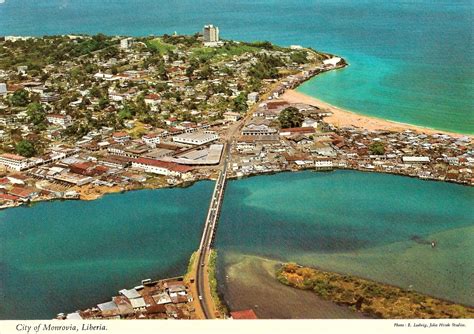 My Favorite Postcards: Aerial View of Monrovia, Liberia