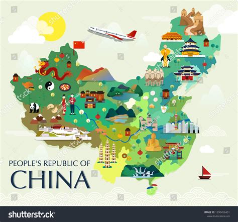 1,446 China map cartoon Stock Vectors, Images & Vector Art | Shutterstock