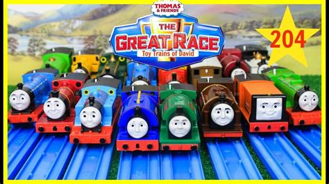 THE GREAT RACE! Thomas and Friends The Great Race #204|Thomas & Friends Thomas Train Toys Kids ...