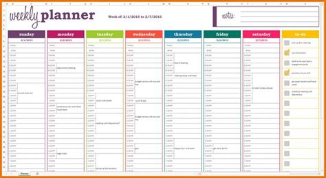 25+ Excel Meal Planner Excel Templates Weekly Meal Planner Template Excel … | Weekly schedule ...