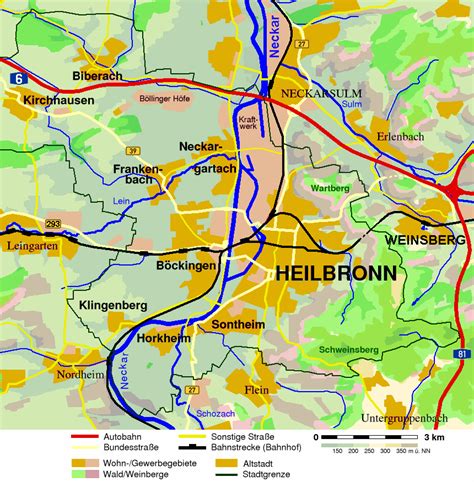 Heilbronn Map - Germany