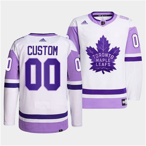 Men's Toronto Maple Leafs Custom 2020 NHL X MLB Crossover Edition White ...