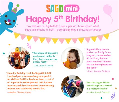 Kids Learning Apps | Kids Toys & Toddler Apps | Sago Mini - Sago Mini Turns 5!