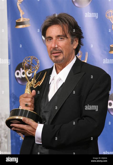 Al Pacino with his Emmy at the 56th Annual Emmy Awards on September 19 ...