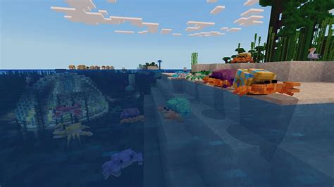 Warm Ocean Mobs by Lifeboat (Minecraft Marketplace Map) - Minecraft ...