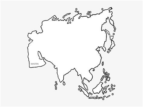 Asia Map - Asia Continent In White Transparent PNG - 542x576 - Free ...