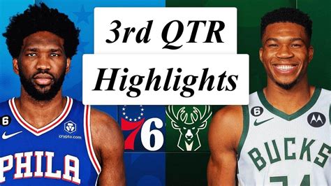 Milwaukee Bucks vs. Philadelphia 76ers Full Highlights 3rd QTR | March ...