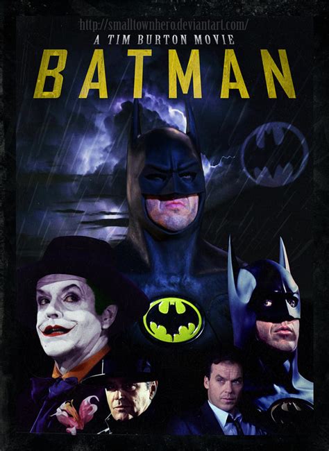 Batman 1989 poster by smalltownhero