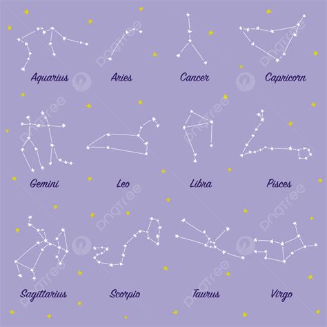 Constellations Stars Set Cosmos Sky Background, Good, Poster ...