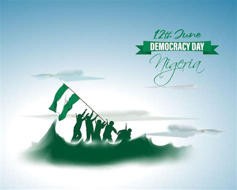 Premium Vector | Vector illustration for happy nigeria independence day in 2024 | Nigeria ...