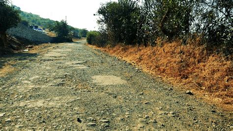Pothole Road in India.Bad Condition road in Indian Village.Lonavala,Maharashtra.Roads in ...