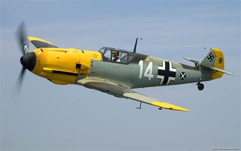 Stunning HD Wallpaper of the Messerschmitt Bf 109 in Flight by Eric Dumigan