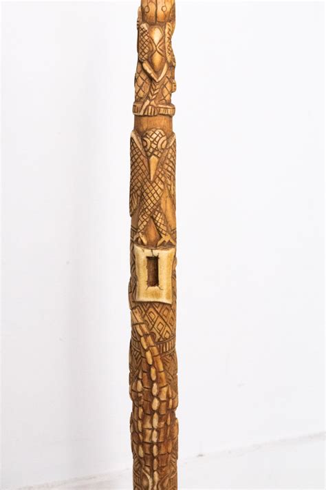 AFRICA, BENIN NIGERIA 1900 EDO PEOPLE TRIBAL MUSICAL FLUTE INSTRUMENT ...