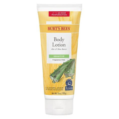 Burt's Bees Body Lotion, Sensitive Skin Aloe & Shea Butter - Walmart.com