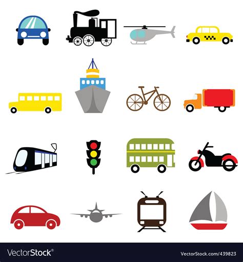 Transportation icon Royalty Free Vector Image - VectorStock