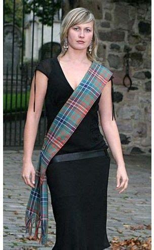 Burns Night Attire for women tartan sash over dress. | Burns night ...