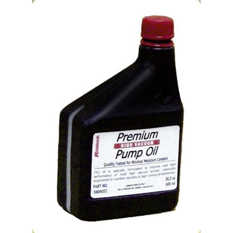 5604052 - Vacuum Pump Oil (1 bottle, 600 ml) | Robinair