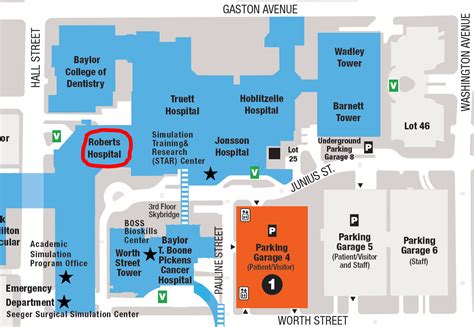 Contact Us - Baylor Hospital Dallas Texas Map | Printable Maps