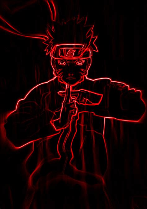 naruto kyuubi neon by Craiwolf on DeviantArt