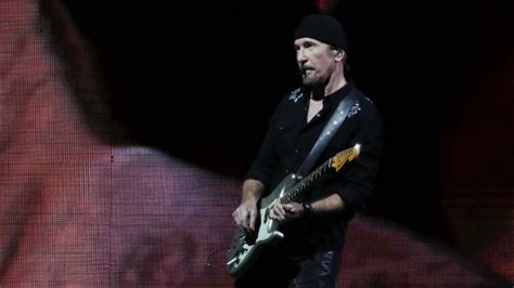 U2’s The Edge weighs in on stand-in drummer Bram van den Berg: He’s “doing an incredible job ...