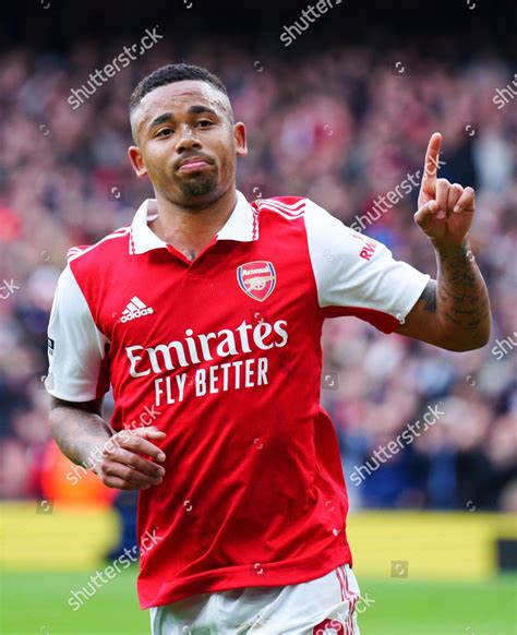 Gabriel Jesus Arsenal Celebrates Scoring Opening Editorial Stock Photo - Stock Image | Shutterstock