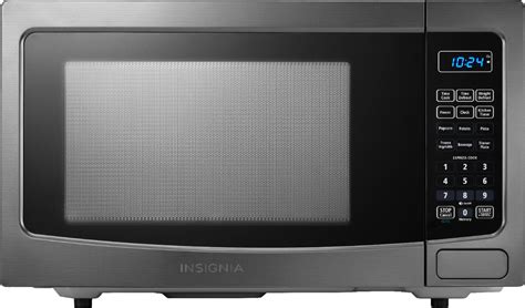 Insignia™ - 1.1 Cu. Ft. Microwave - Black stainless steel at Pacific Sales