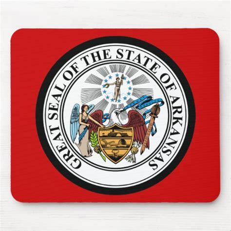 ARKANSAS STATE SEAL MOUSE PAD | Zazzle