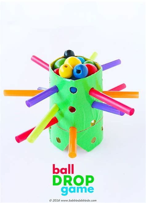 DIY Game for Kids: Ball Drop Game | Diy kids games, Diy games, Diy for kids