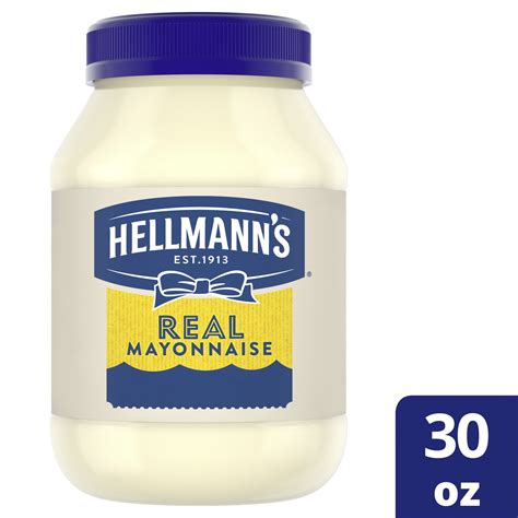 Hellmann's Mayonnaise Real Mayo 30 oz - Walmart.com - Walmart.com