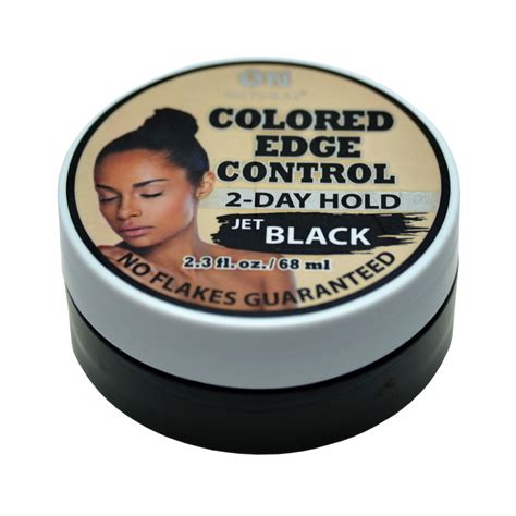 Jet Black Colored Edge Control Hair Gel - Walmart.com - Walmart.com