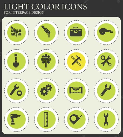 Premium Vector | Work tools icons set