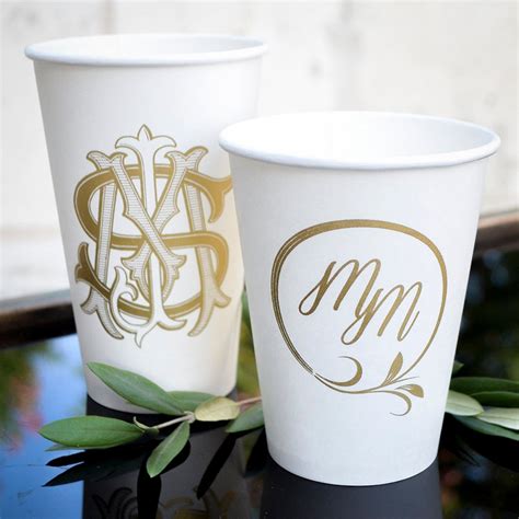 Wedding Coffee Cups Paper Party Cups Coffee Bar Cups Hot - Etsy