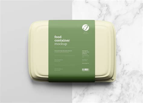 Plastic Food Box Packaging Mockup | Free PSD Templates