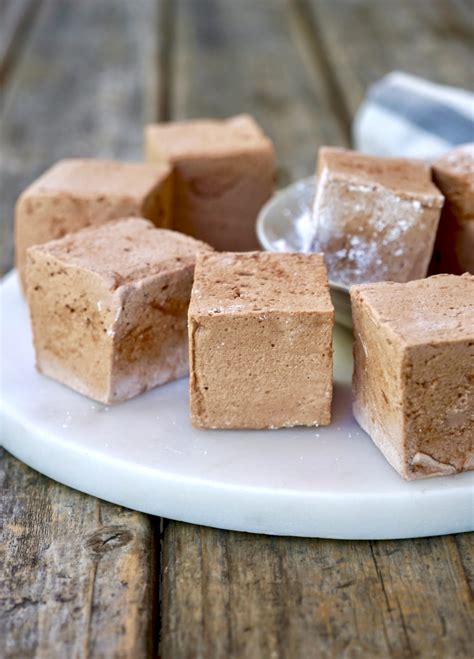 Homemade Chocolate Marshmallows- Simmer + Sauce