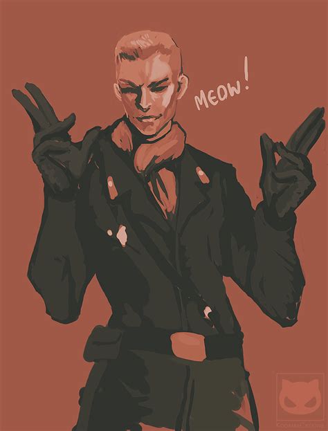 Metal Gear Solid: Ocelot goes meow by KodamaCreative on DeviantArt