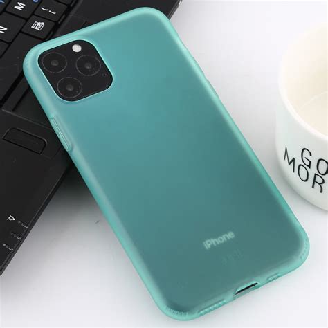 For iPhone 11 Pro Max Shockproof Liquid Latex Soft Protective Case (Mint Green) | Alexnld.com