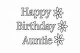 Aunt Coloring Pages sketch template