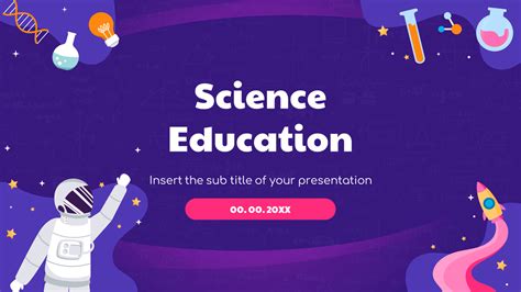 Science Education Google Slides Theme PowerPoint Template