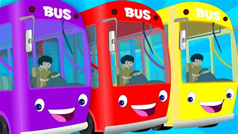 English wheels on the bus | kids playlist | kids tv baby songs | the wheels on the bus – Nursery ...