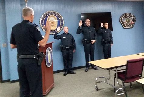 Three new officers join CPD - Ceres Courier